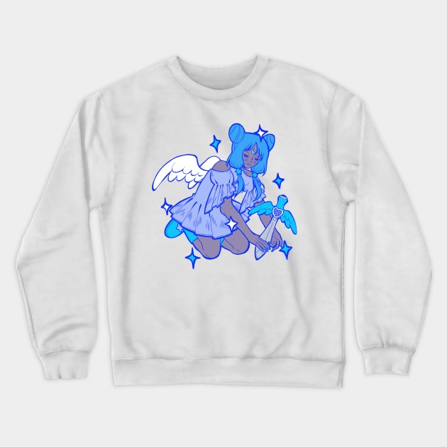 Winged Warrior Crewneck Sweatshirt by prismaticpocket